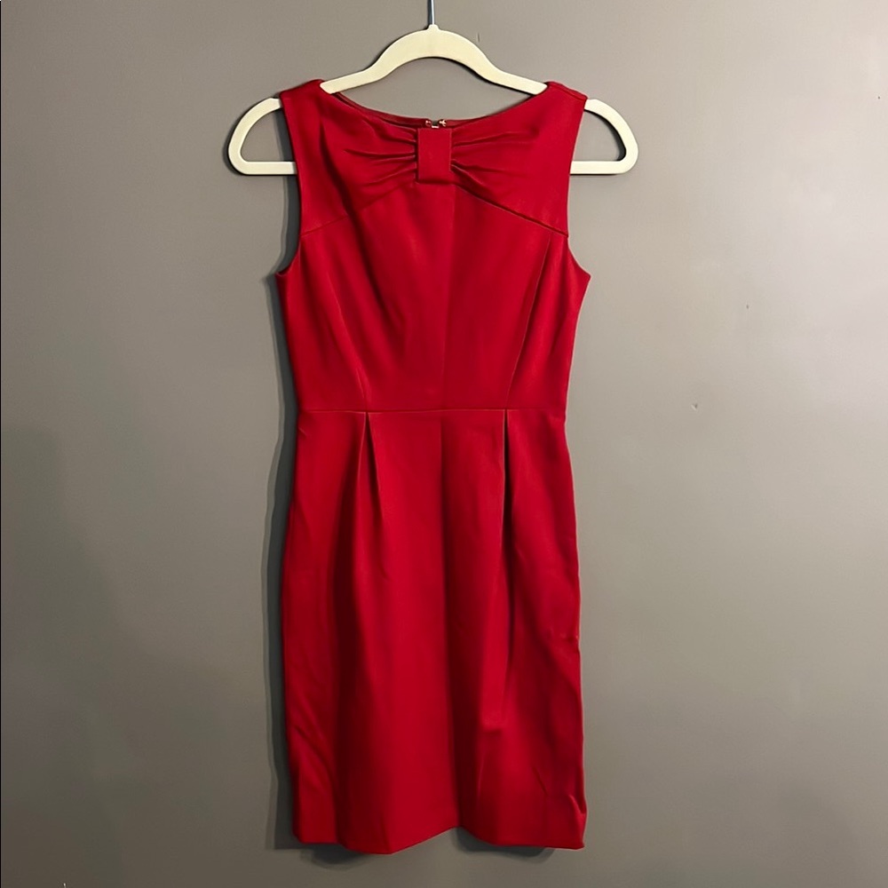 Kate Spade Elegant Red Sleeveless Dress